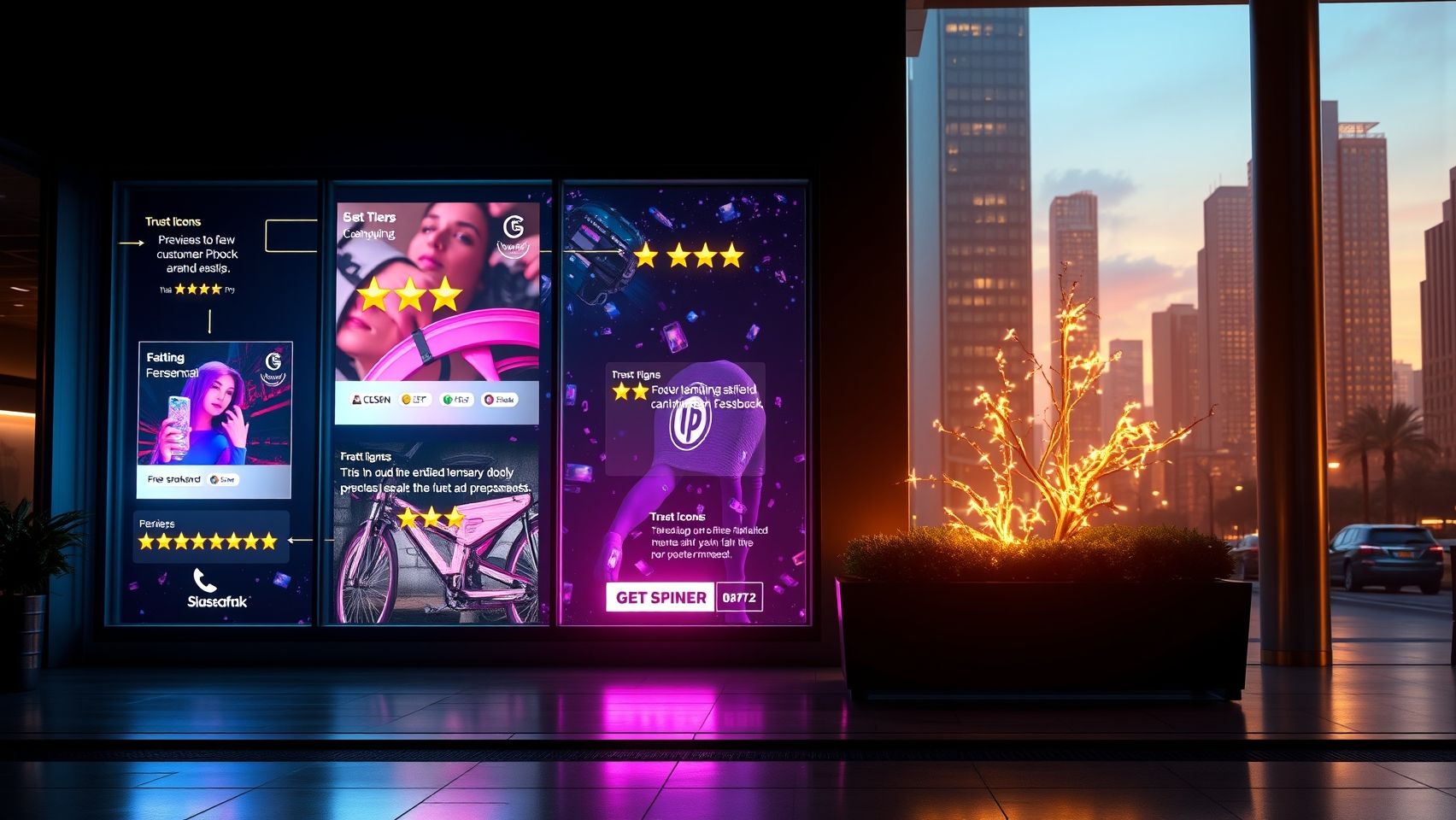 Showcasing Customer Reviews in Ads